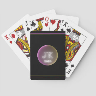 JK 2026 Playing Cards Lines Casinokort