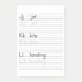 JKL-handstil övar Post-it Block