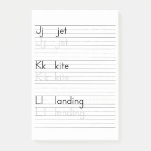 JKL-handstil övar Post-it Block