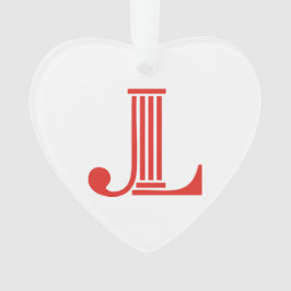 JL-hjärtaprydnad