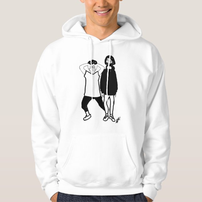 jm stil hoodie (Framsida)