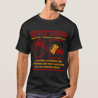 JMC Space Corps Direktiv 39436175880932/B Parkerin T Shirt