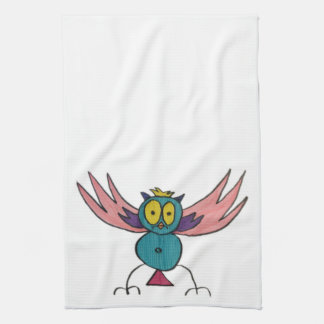 JMCdesign rosa ugglakökshandduk 16" x 24", Kökshandduk