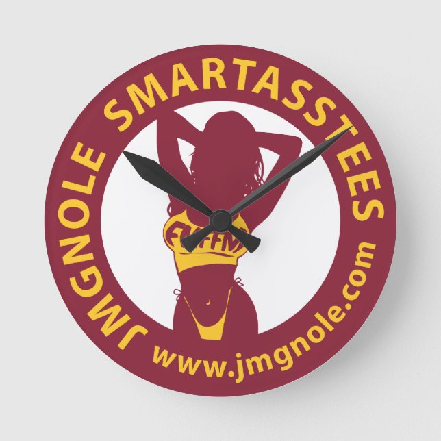 JMGNole SmartassTees Rund Klocka (Framsida)