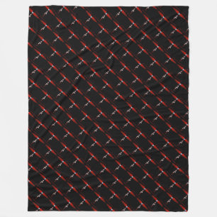 JML Communications Torn Logotyp Fleece Blanket