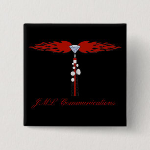 JML Communications Torn Logotyp Knapp