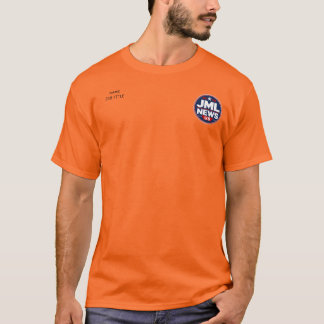 JML News US Logo Arbetare T Shirt