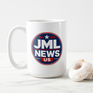 JML News US-logotyp Kaffemugg