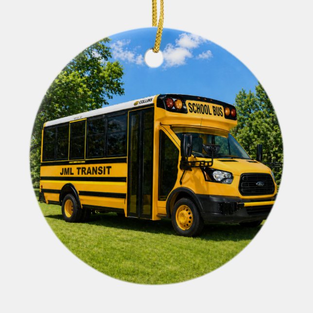 JML Transit Julgransprydnad Keramik (Framsidan)