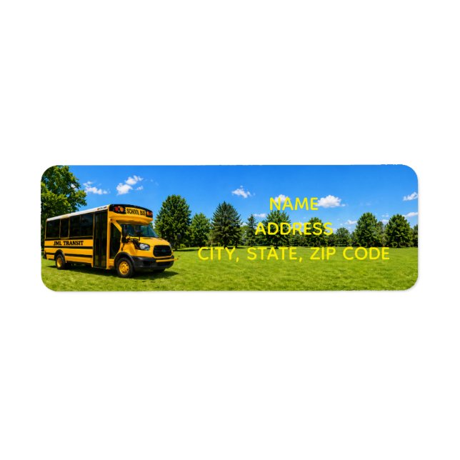JML Transit Returadress Etikett (Framsidan)