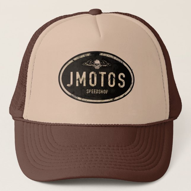 JMOTOS Speedshop truckerkeps (Framsida)