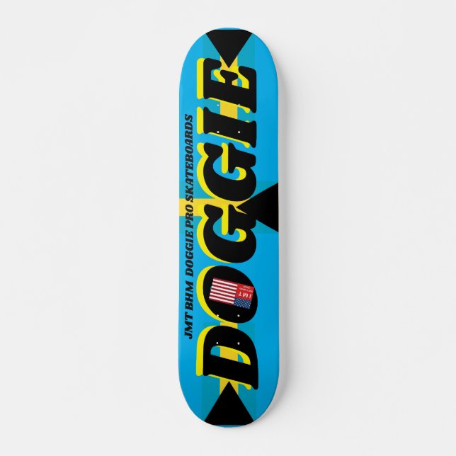 JMT BAHAMAS DOGGIE 7 3/4-tums Skateboard Deck (Framsida)