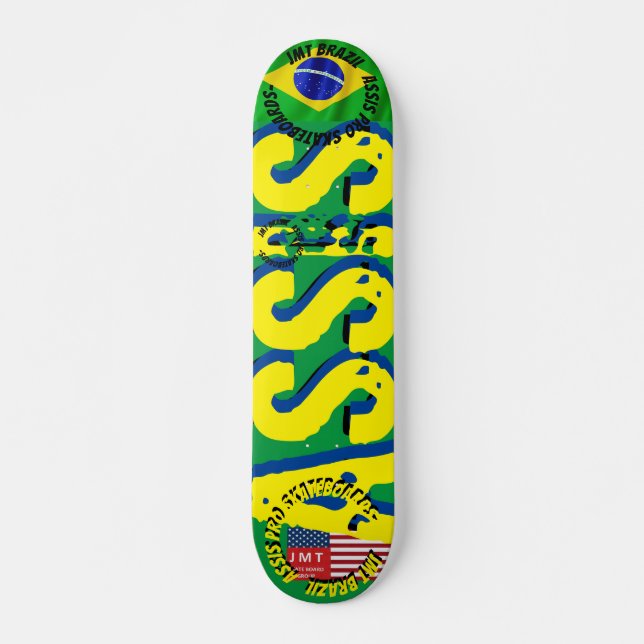 JMT BRAZIL ASSIS PRO 7 3/4-tums Skateboard Deck (Framsida)