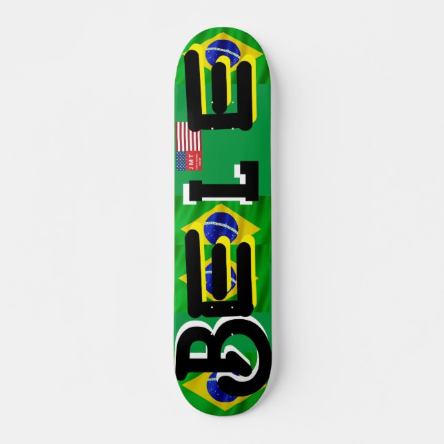 JMT BRAZIL BELE 7 3/4-tums Skateboard Deck (Framsida)