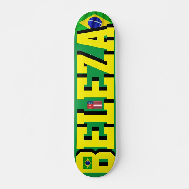 JMT BRAZIL BELEZA JMT 7 3/4 tum Skateboard Deck (Framsida)
