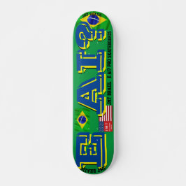 JMT BRAZIL E AI? JMT 7 3/4-tums Skateboard-däck Mini Skateboard Bräda 18,5 Cm
