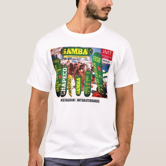 JMT BRAZIL SKATEBOARD T-Shirt (Framsida)