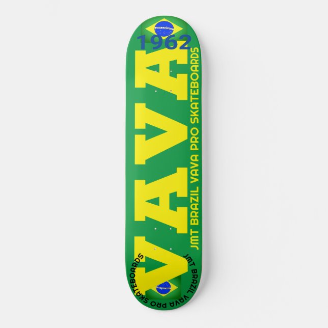 JMT BRAZIL VAVA 8 1/4-tums Skateboard Deck (Framsida)