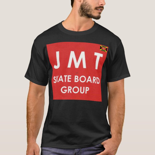 JMT CLASSIC. Grundläggande Mörk T-Shirt (Framsida)
