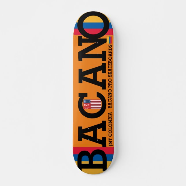 JMT COLOMBIA BACANO 7 3/4-tums Skateboard Deck (Framsida)