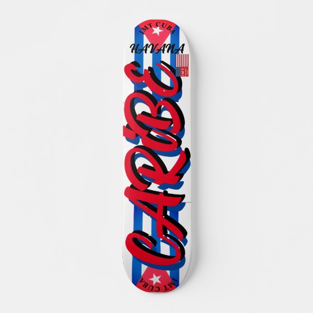 JMT CUBA CARIBE 7 3/4-tums Skateboard Deck (Framsida)