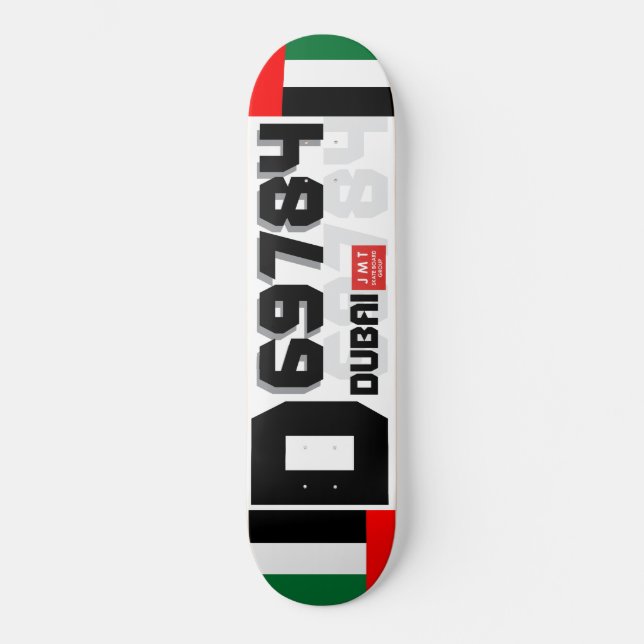 JMT DUBAI. Skidbräda Mini Skateboard Bräda 18,5 Cm (Framsida)