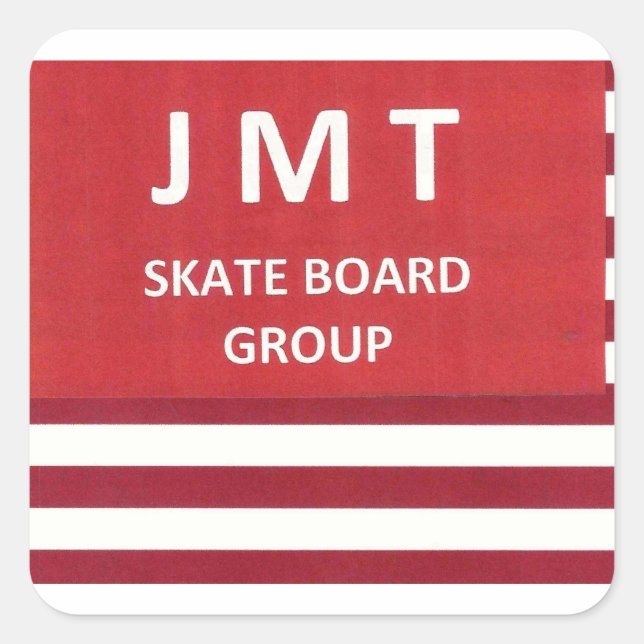 JMT Fyrkantiga Klistermärken (Framsida)