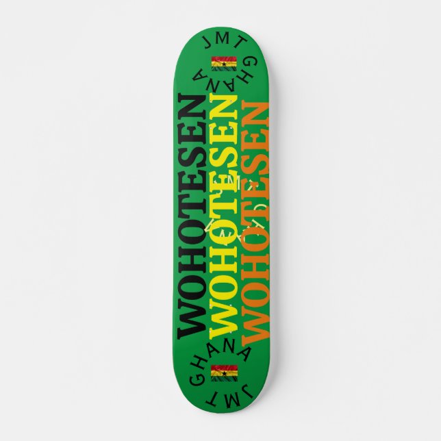 JMT GHANA  7 3/4" Skateboarddäck Mini Skateboard Bräda 18,5 Cm (Framsida)