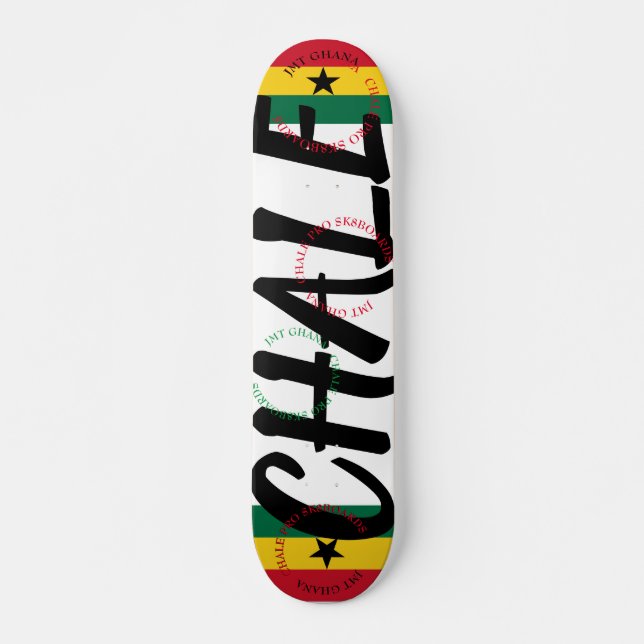 JMT GHANA CHALLA 7 3/4-tums Skateboard Deck (Framsida)