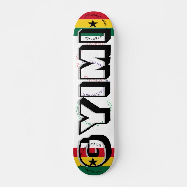 JMT GHANA GYIMI 7 3/4-tums Skateboard Deck (Framsida)