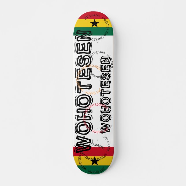 JMT GHANA WOHOTESSEN 7 3/4-tums Skateboard Deck (Framsida)