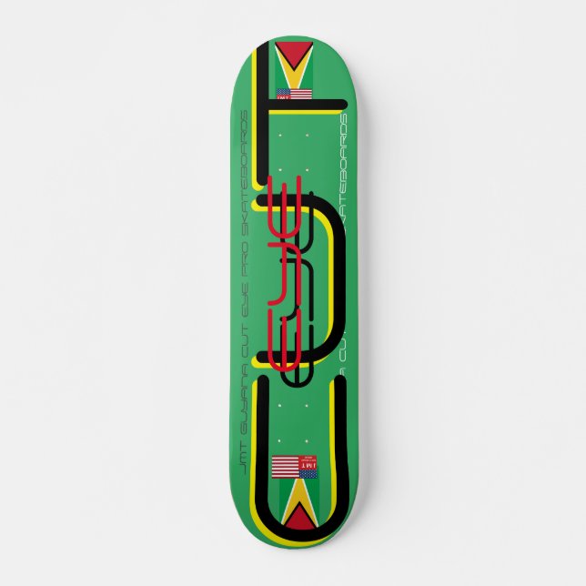 JMT GUYANA CUT ÖGA 7 3/4-tums Skateboard Deck (Framsida)