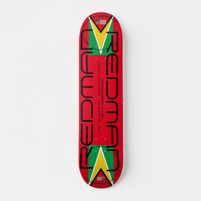 JMT GUYANA REDMAN 7 3/4-tums Skateboard Deck (Framsida)