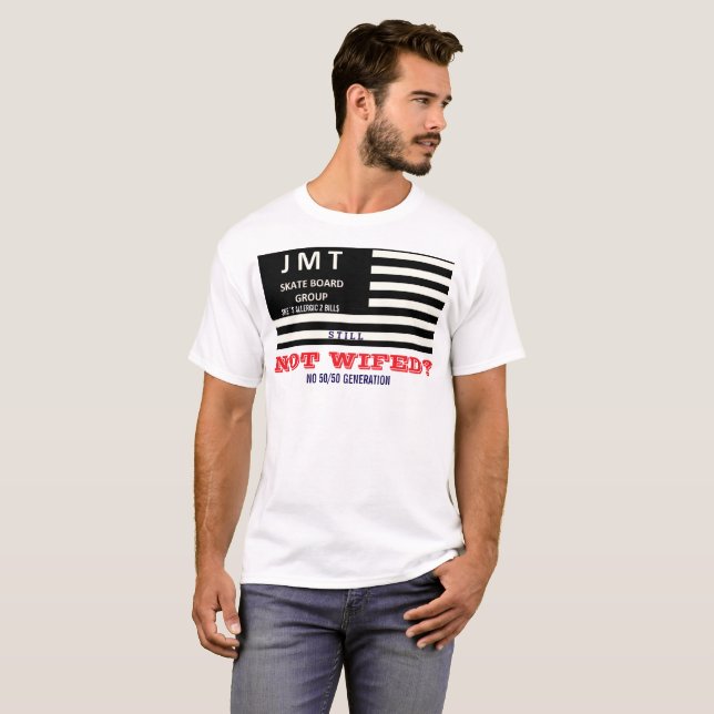 JMT INTE ÄKTAD. T-Shirt (Hel framsida)