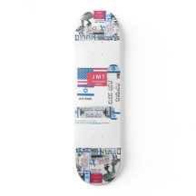 JMT ISRAEL 8 1/4-tums Skateboard-däck