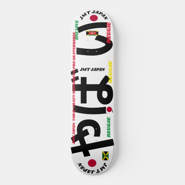 JMT JAPAN  2 8 1/4" Skateboarddäck Mini Skateboard Bräda 18,5 Cm (Framsida)