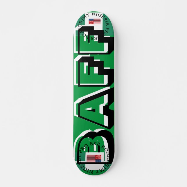 JMT NIGERIA BAFF 7 3/4-tums Skateboard Deck (Framsida)