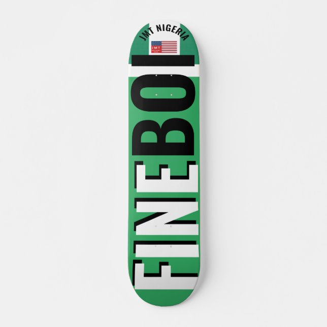 JMT NIGERIA BRA BOI 7 3/4-tums Skateboard Deck (Framsida)