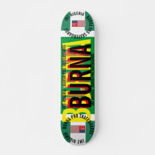 JMT NIGERIA BURNA 7 3/4-tums Skateboard Deck
