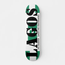 JMT NIGERIA LAGOS 7 3/4-tums Skateboard Deck