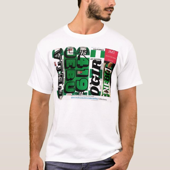 JMT NIGERIA MERCH Manar Grundläggande T-Shirt (Framsida)