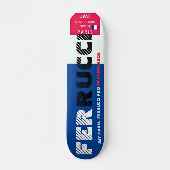 JMT PARIS FERRUCCI 7 3/4" Skateboard Deck (Framsida)