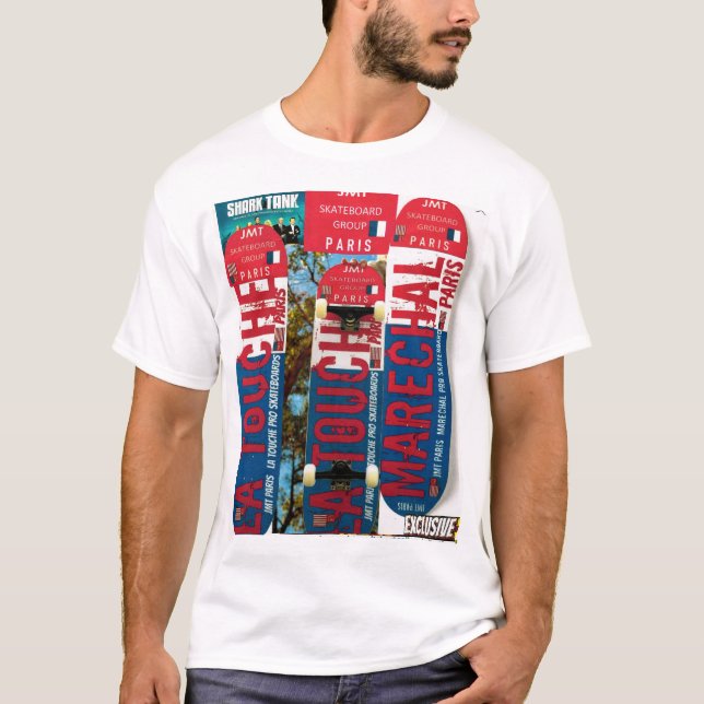 JMT PARIS / JAMAICA Mäns Basic T-Shirt (Framsida)
