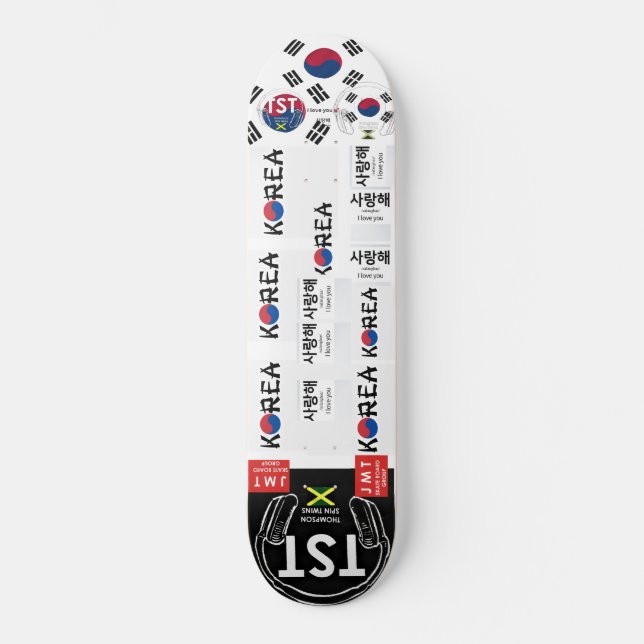 JMT S KOREA PRO SKATEBOARDS (Framsida)