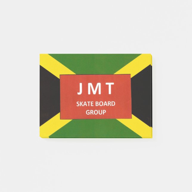 JMT SKATEBOARD GROUP MERCH POST-IT BLOCK (Framsida)