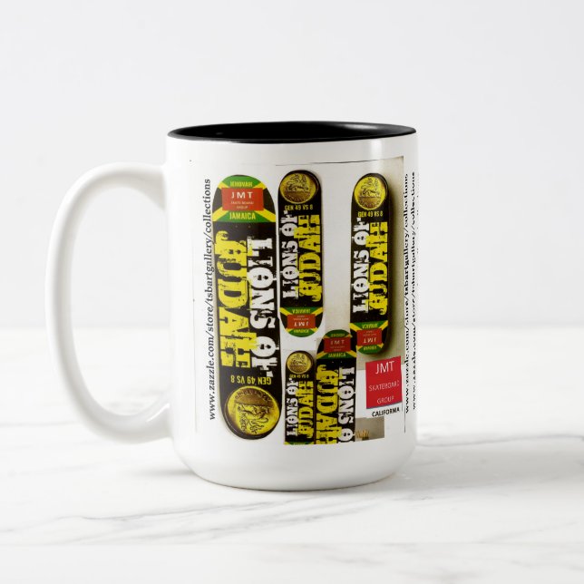 JMT. Tvåtons-mugg, 4,4 dl Två-Tonad Mugg (Vänster)