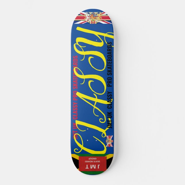 JMT UK CLASSY 8 1/4-tums Skateboard Deck (Framsida)