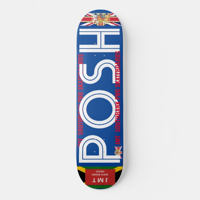 JMT UK POSH 8 1/4-tums Skateboard Deck (Framsida)