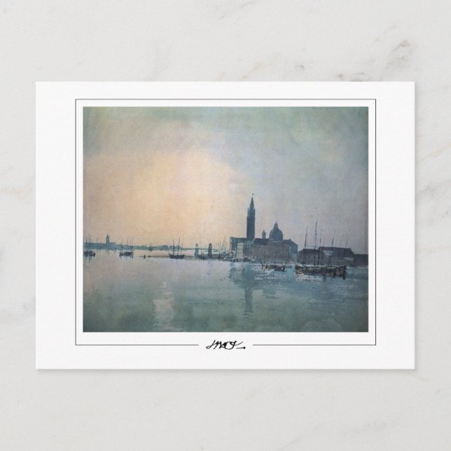 JMW Turner #117-3 - Finkonstkort Vykort (Framsida)