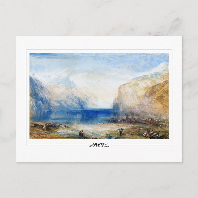 JMW-Turner #12-2 - Fin Art-vykort Vykort (Framsida)